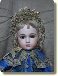 French A.T. Gallery - 20 inch A. Thuillier 13 doll with antique eyes